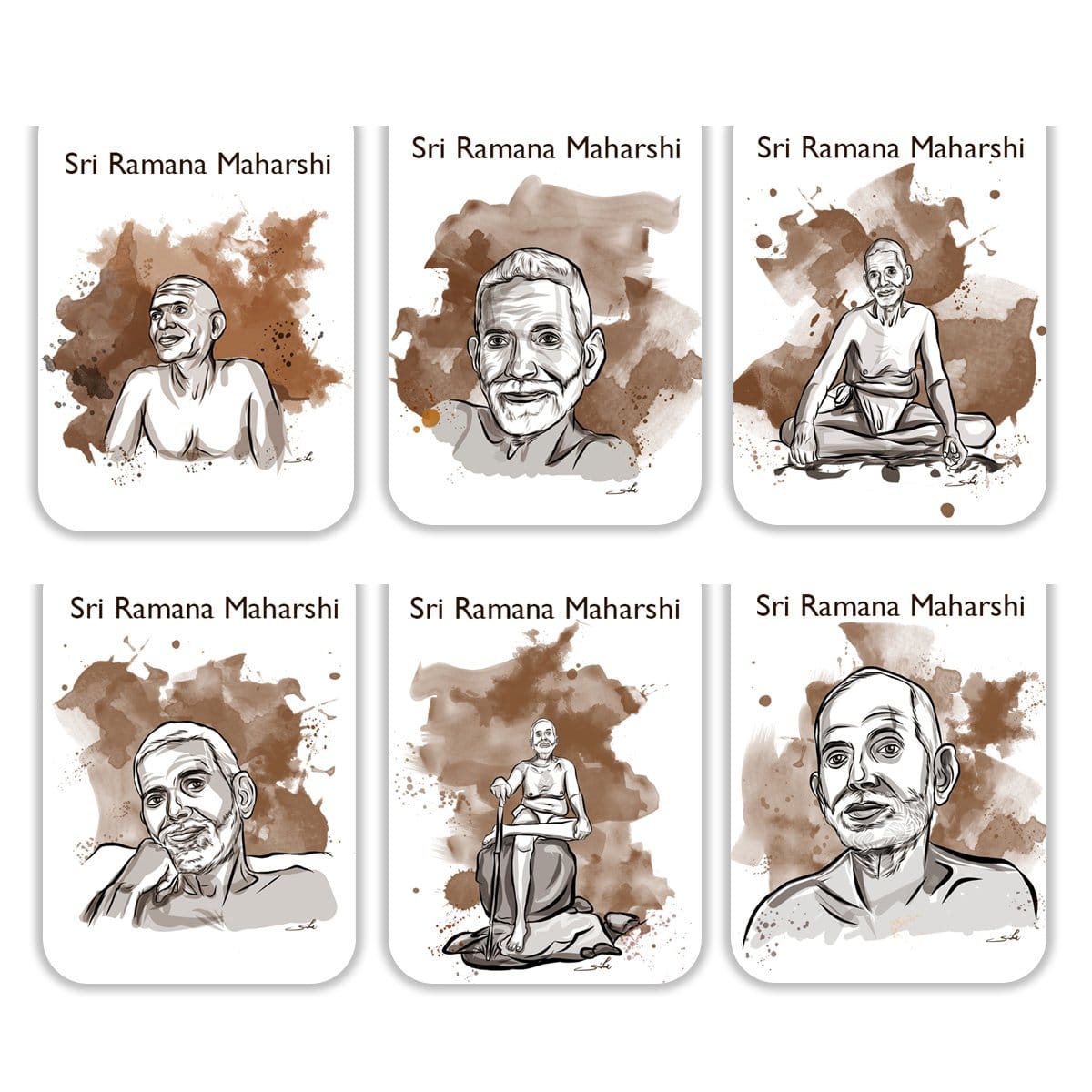 RAMANA Magnetic Bookmark