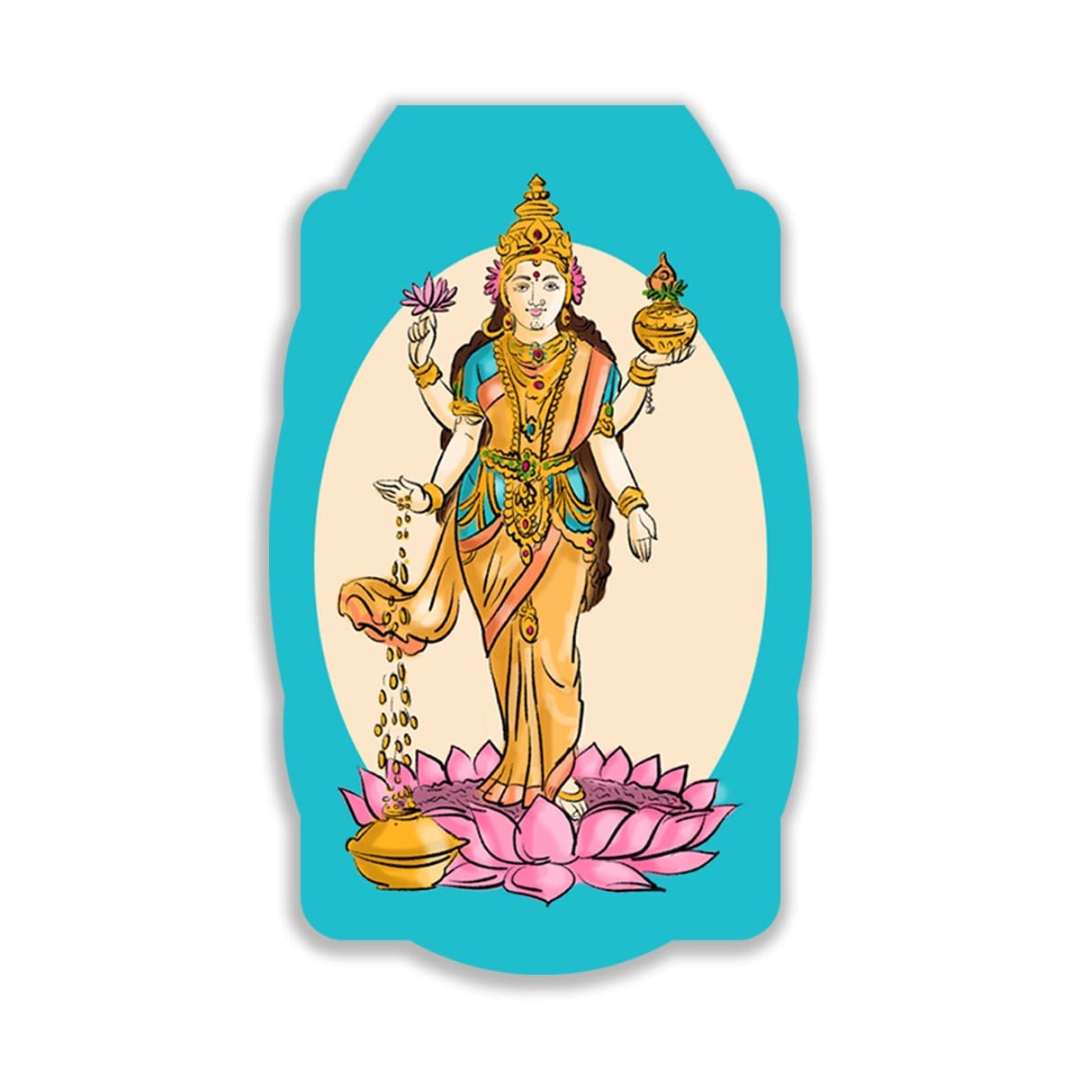 lakshmi Magnetic Bookmark