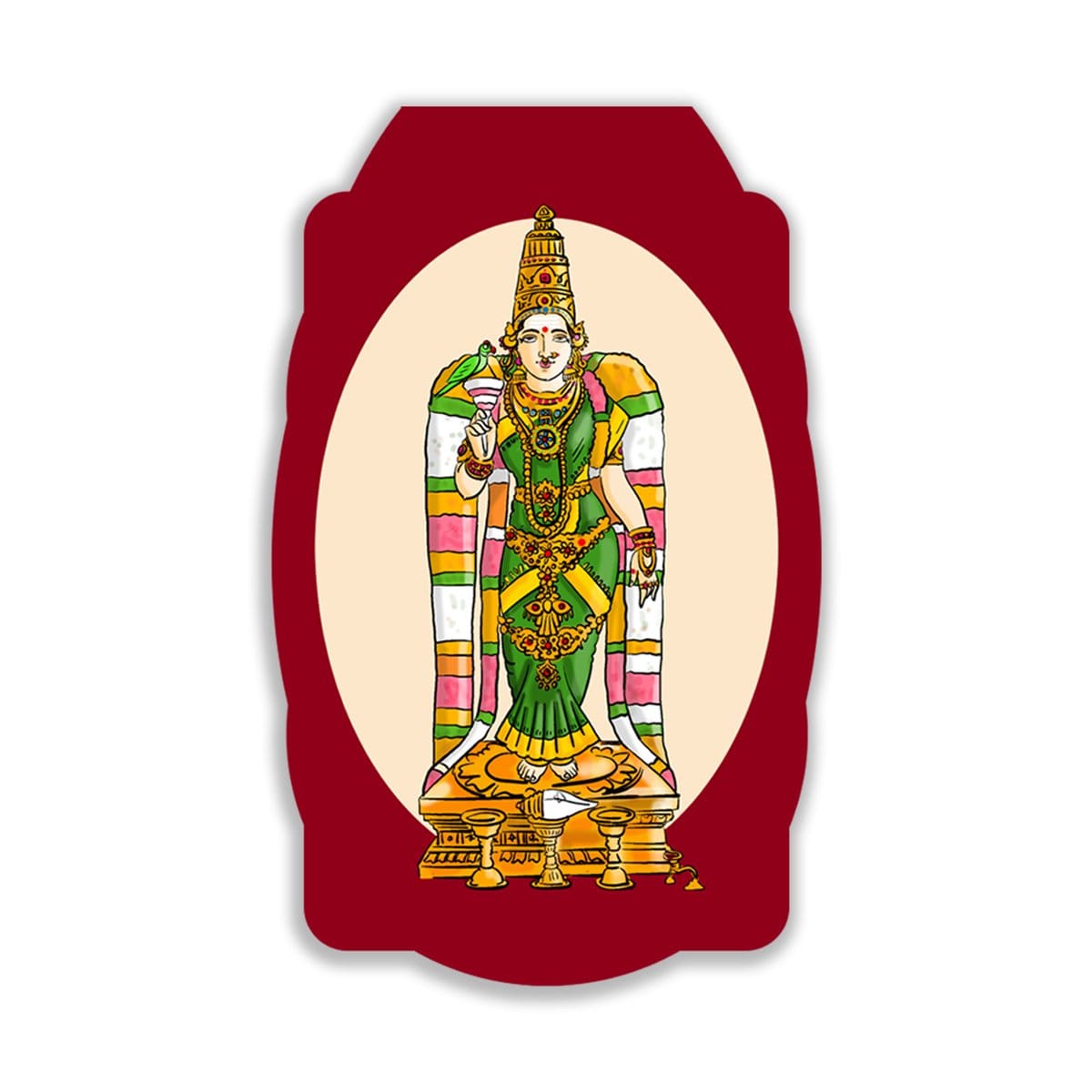 meenakshi Magnetic Bookmark